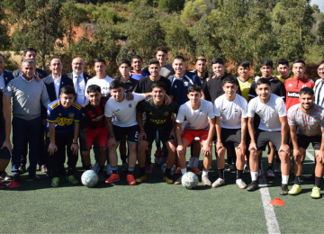 Ministro del Deporte Jaime Pizarro visitó la UVM