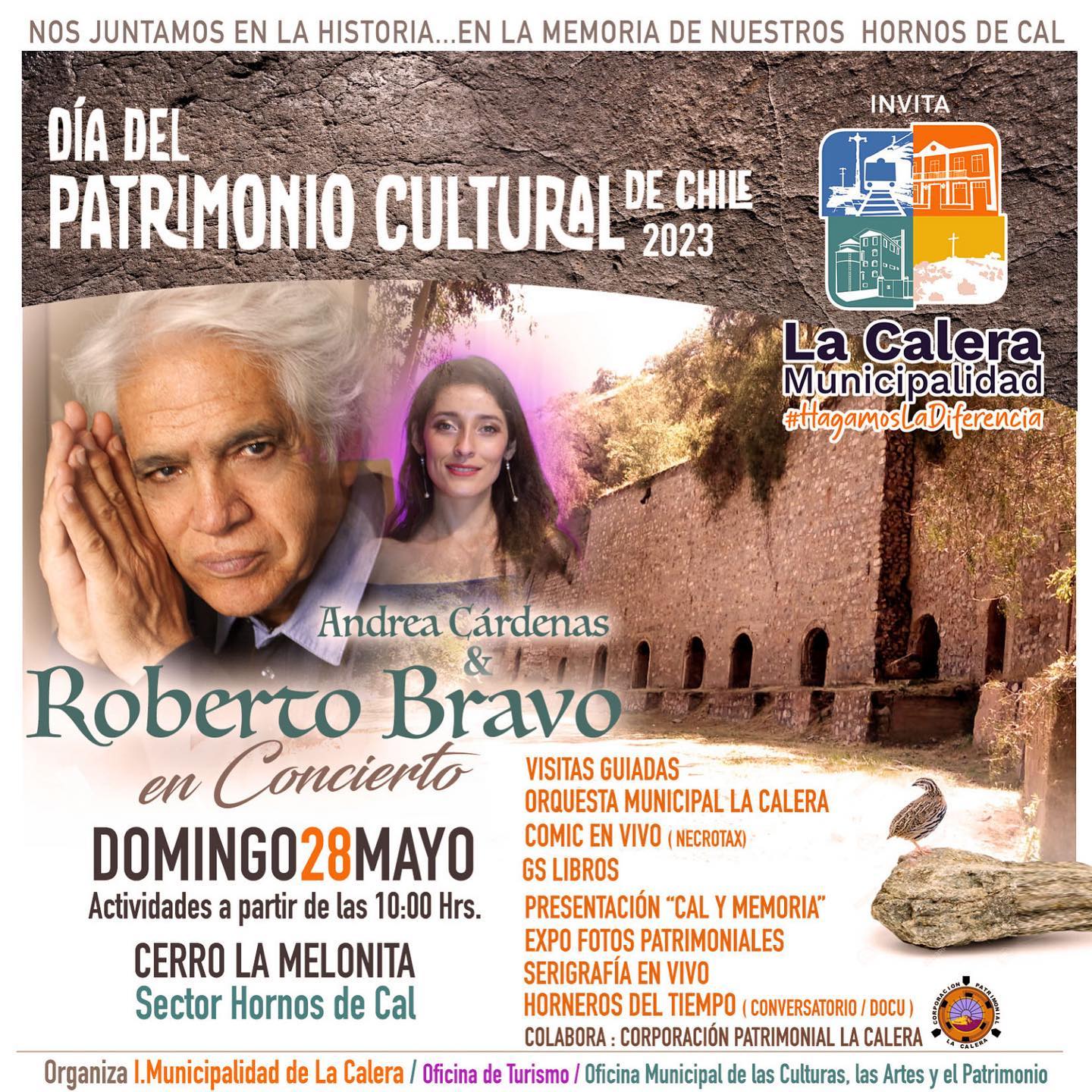 Pianista Roberto Bravo dará concierto en La Calera por el Día de los Patrimonios