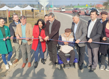 Quillota: Autoridades inauguran obras del Camino Troncal San Pedro