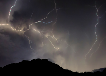 Región de Valparaíso: Anuncian probables tormentas eléctricas