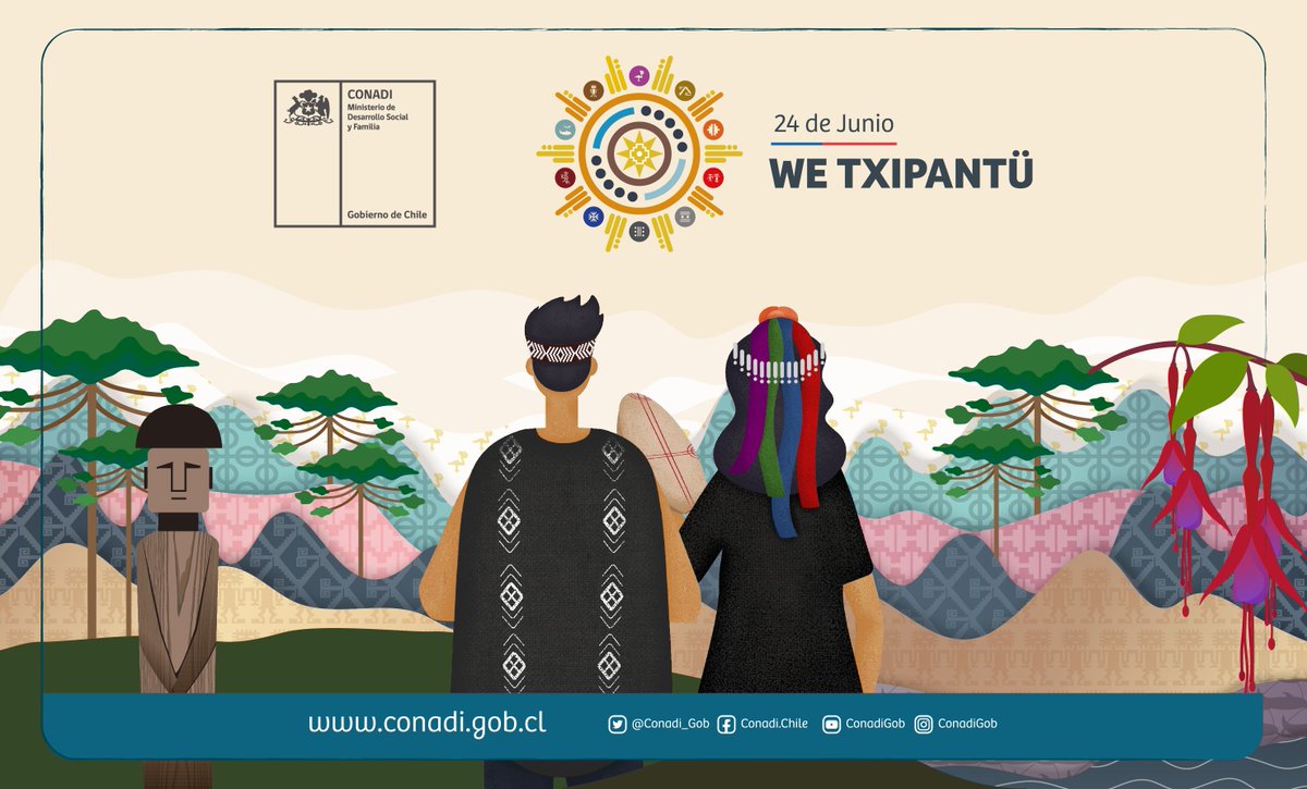 We Txipantü, una importante fiesta del pueblo mapuche que da origen al feriado del 21 de junio, "Día de los Pueblos Indígenas" en Chile.