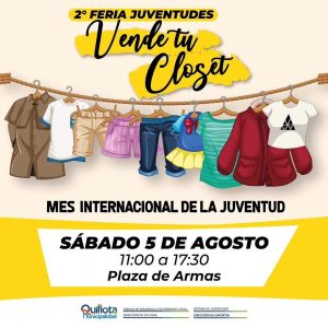 2° Feria de Juventudes en Quillota Vende tu closet