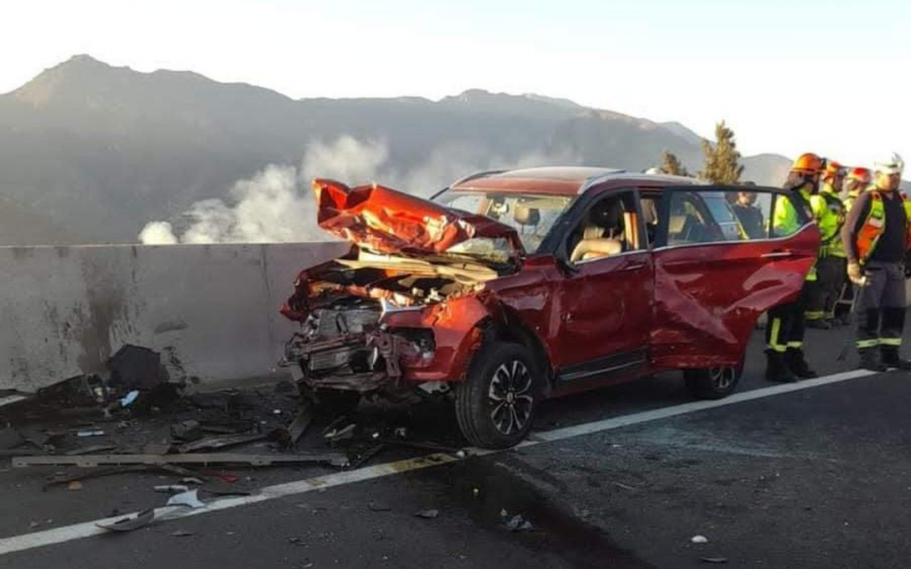 Accidente en la Autopista Los Andes deja un fallecido