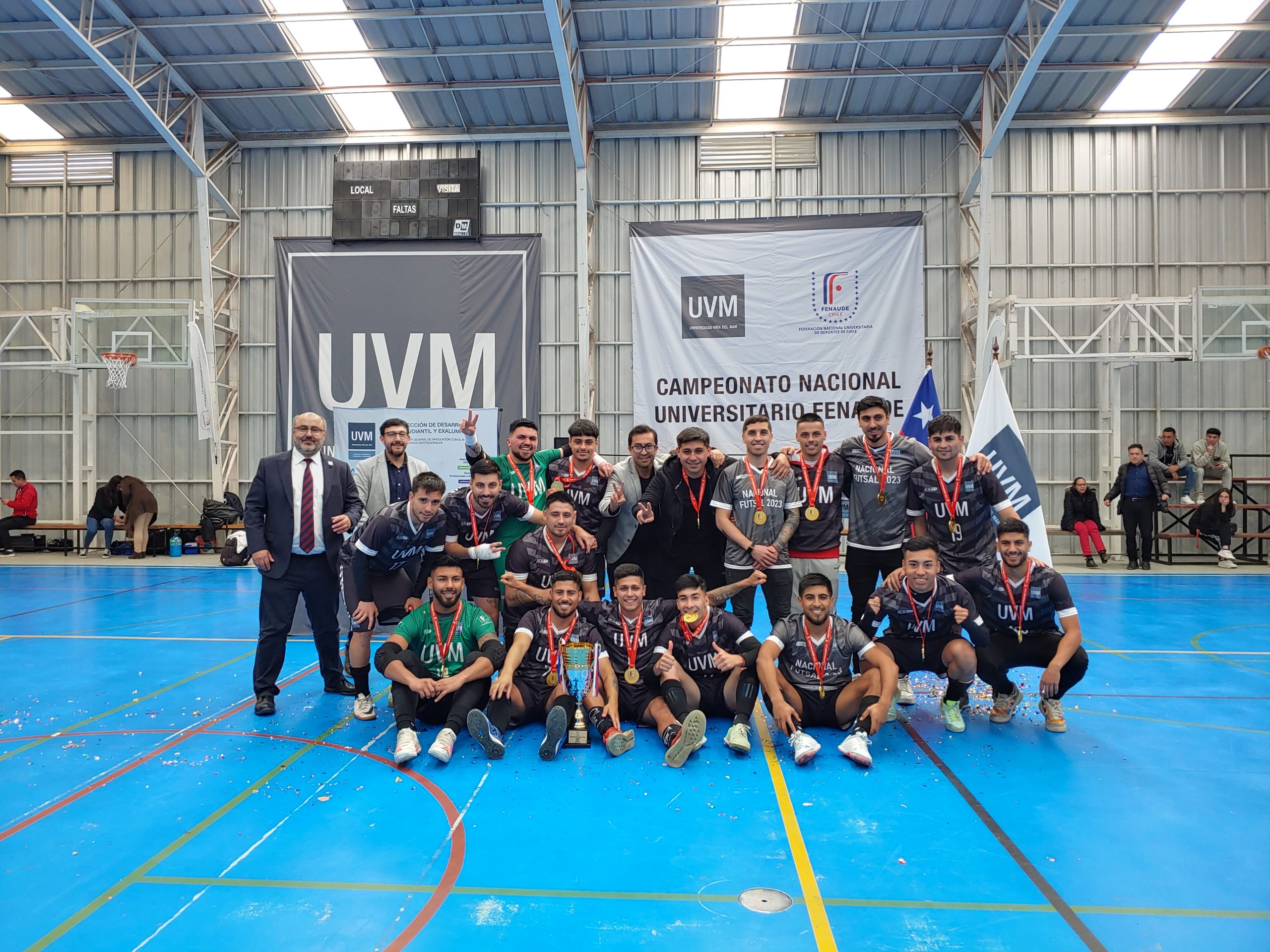 ¡UVM la hizo otra vez! Se coronó BICAMPEÓN invicto del nacional universitario de futsal
