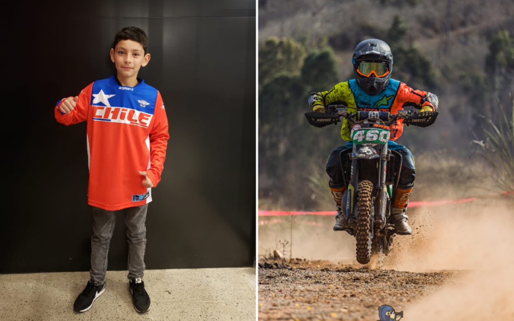 Calerano de 10 años compite este fin de semana en torneo de Enduro