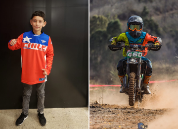 Calerano de 10 años compite este fin de semana en torneo de Enduro