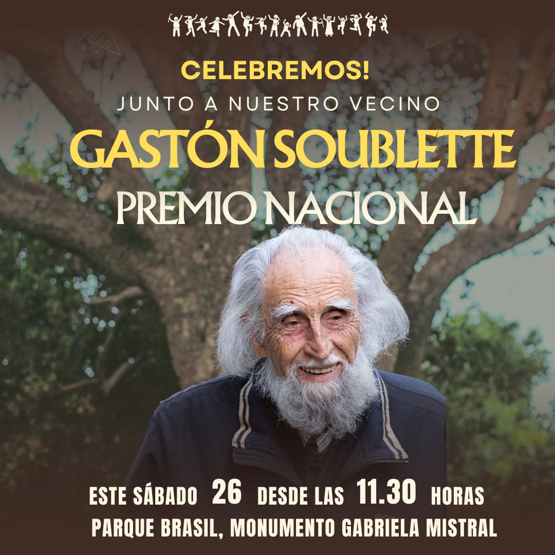 Limache celebrará a Gastón Soublette por su Premio Nacional de Humanidades 2023
