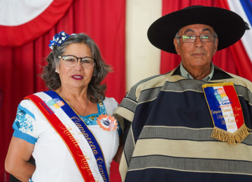 Pareja de La Calera ganó Campeonato Provincial de Cueca Adulto Mayor