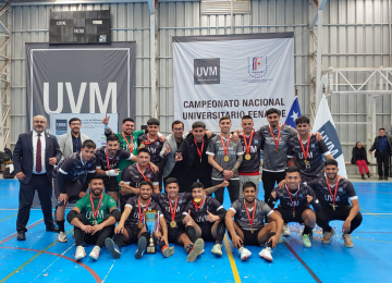 ¡UVM la hizo otra vez!: Se coronó BICAMPEÓN invicto del nacional universitario de futsal