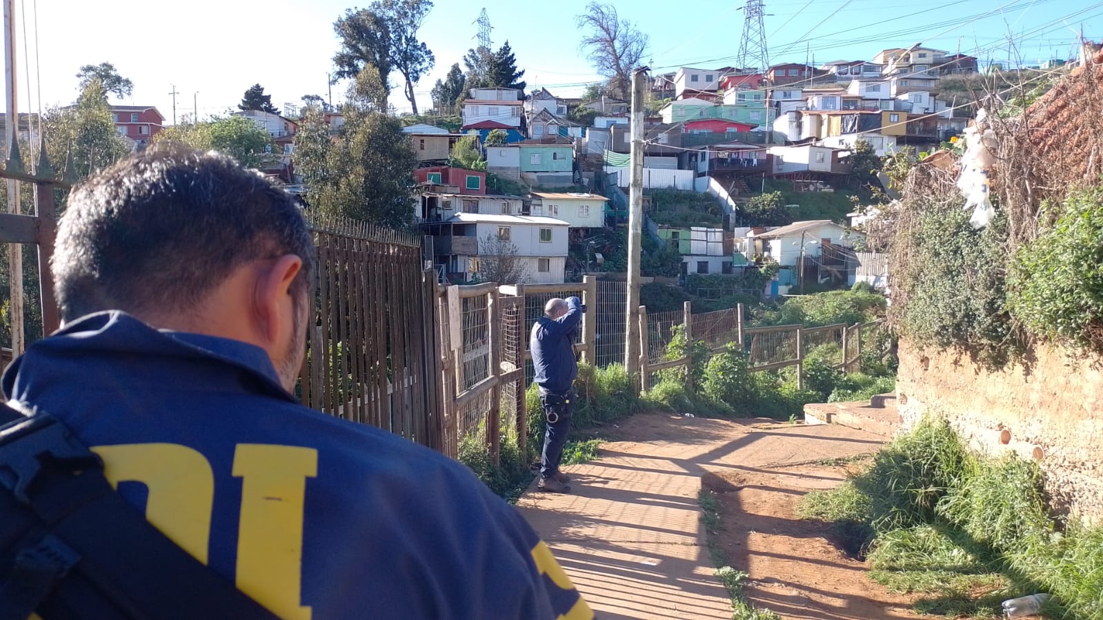 En este lugar del segundo sector de Playa Ancha ocurrió el homicidio.