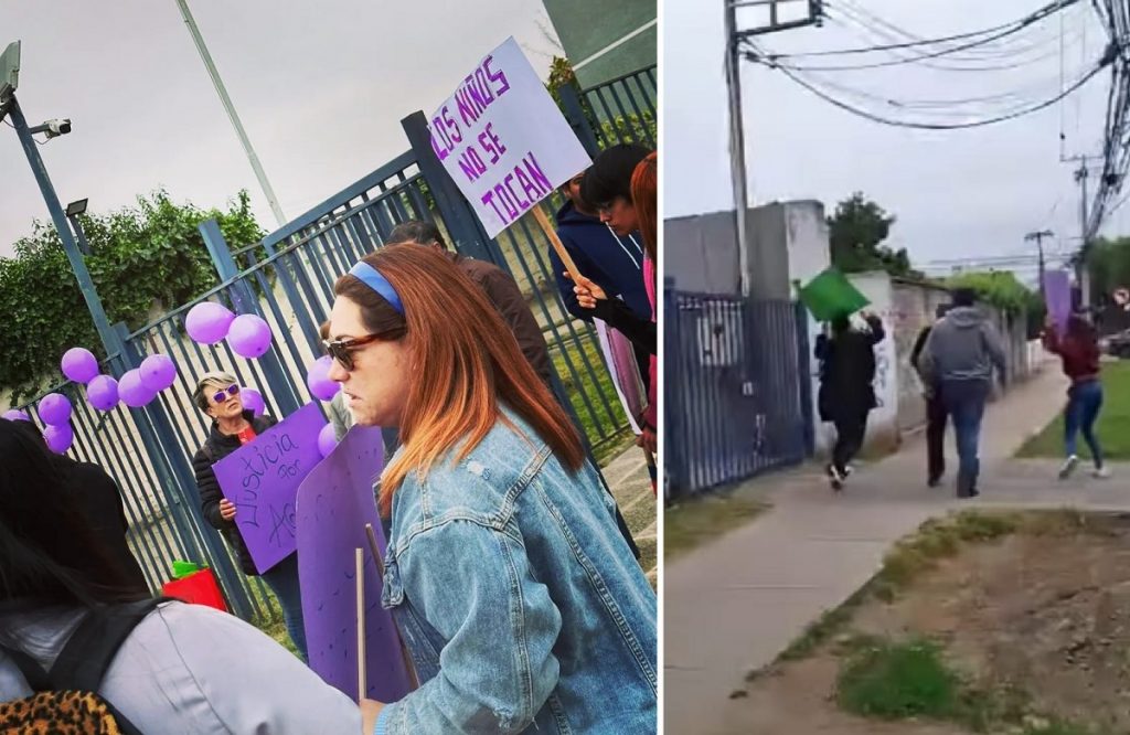 Durante el largo proceso, la menor recibió el apoyo de familiares y agrupaciones exigiendo justicia 