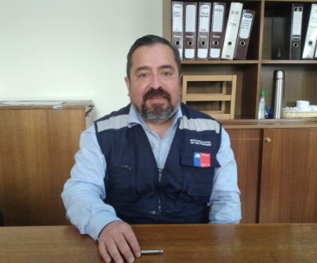 Mario Méndez, jefe de la Oficina Provincial Aconcagua de la Seremi de Salud