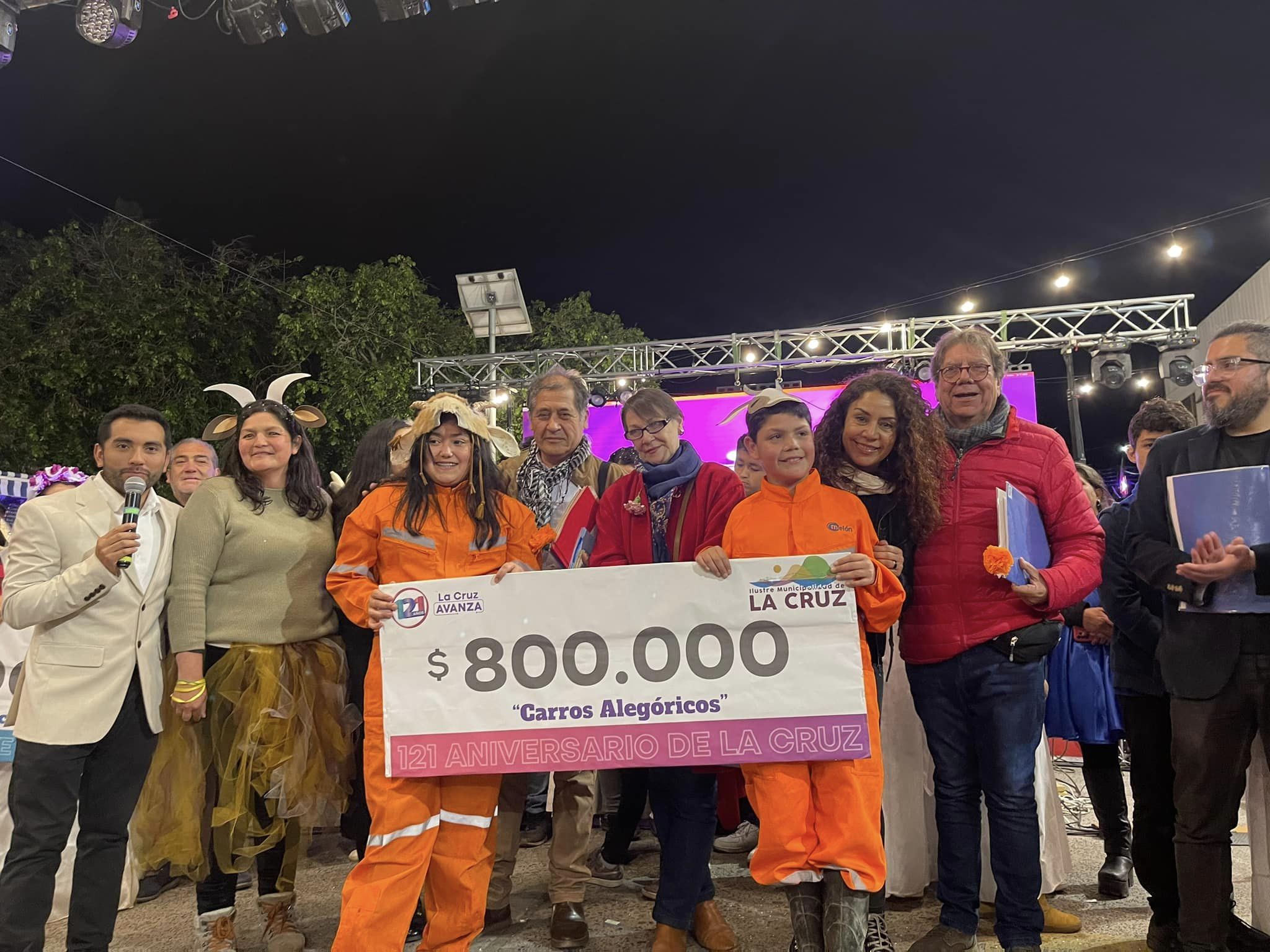 Carros alegóricos de La Cruz 2023 ganador