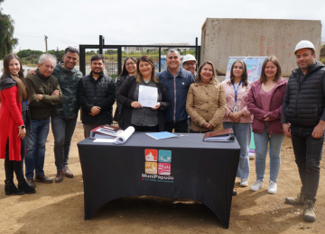 Comenzó construcción del primer punto limpio de Papudo