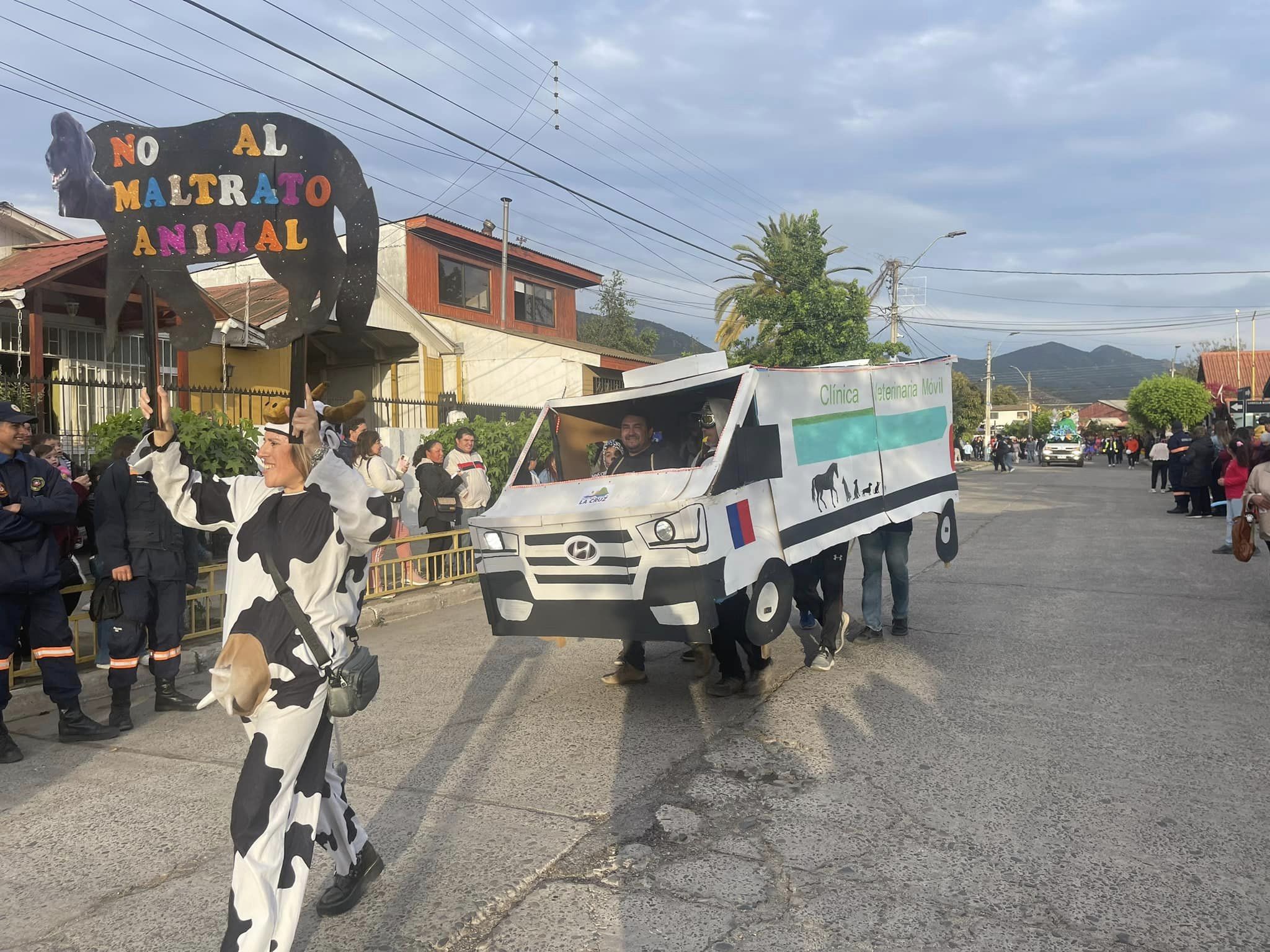 Desfile de carros alegóricos