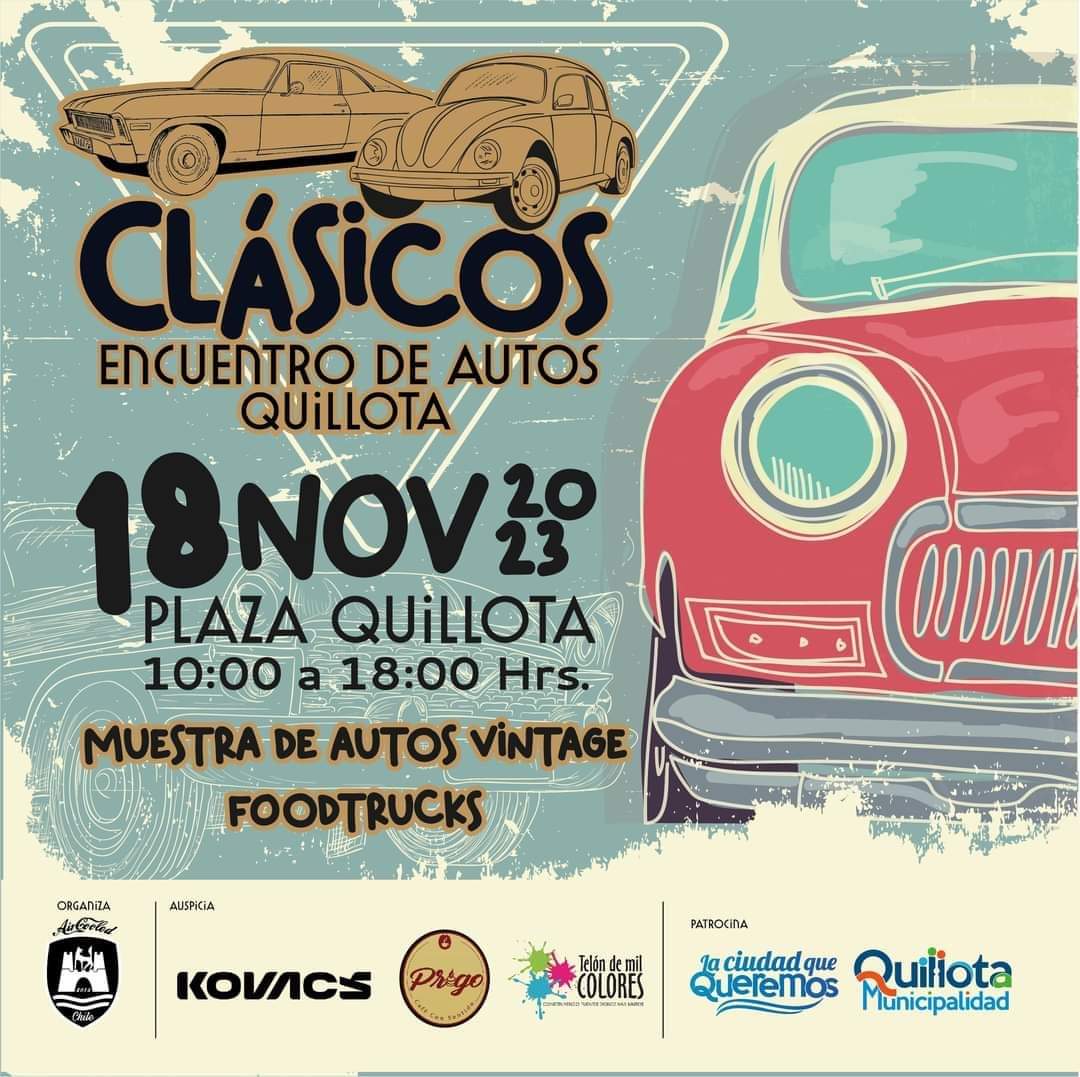 En Quillota harán exposición de autos antiguos este fin de semana