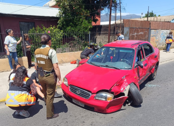 Quillota: Accidentes en la avenida Condell dejaron cinco lesionados