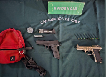 Quillota: Detuvieron a hombre que efectuó disparos al aire