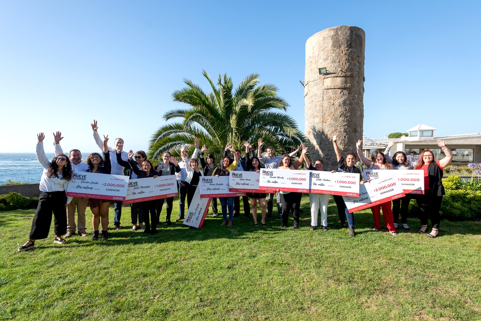 Fueron diez las finalistas que, tras un largo proceso de aprendizaje, lograron obtener los recursos aportados por Copec a través de su programa “Mueve tus Sueños”.