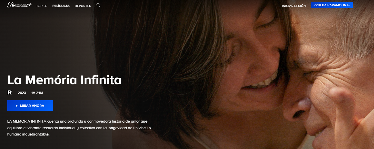 La memoria infinita en Paramount Plus