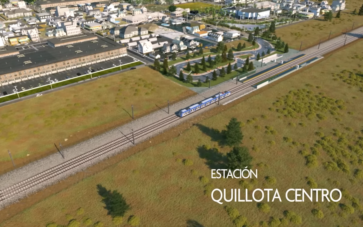 Proyecto de extensión del tren a Quillota, La Cruz y La Calera avanza de fase 