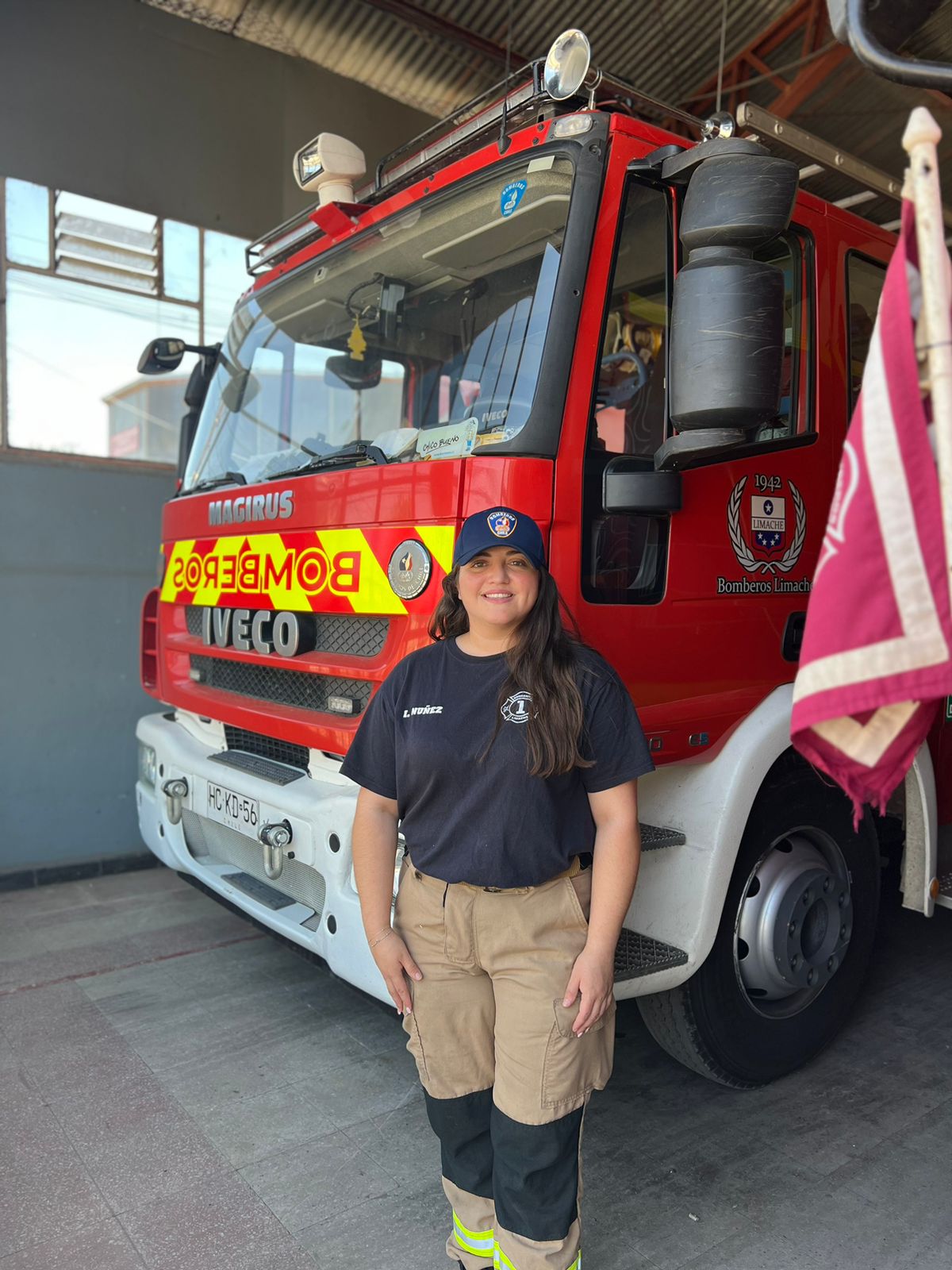 La historia de la primera conductora y operadora de material mayor de Bomberos de Limache