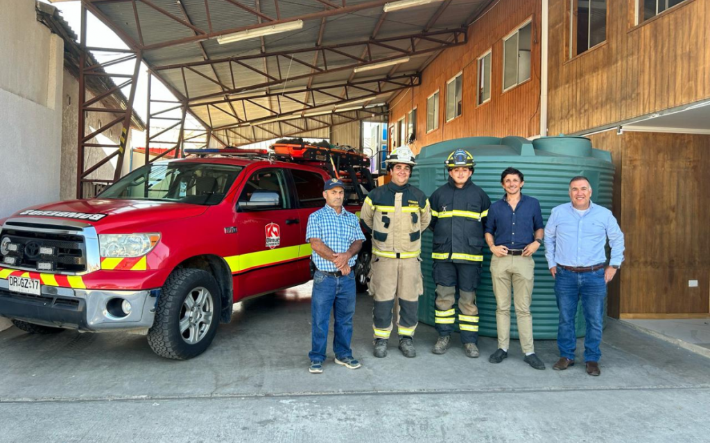 Bomberos de Olmué tendrán nuevo estanque de 10 mil litros para enfrentar incendios