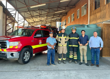 Bomberos de Olmué tendrán nuevo estanque de 10 mil litros para enfrentar incendios