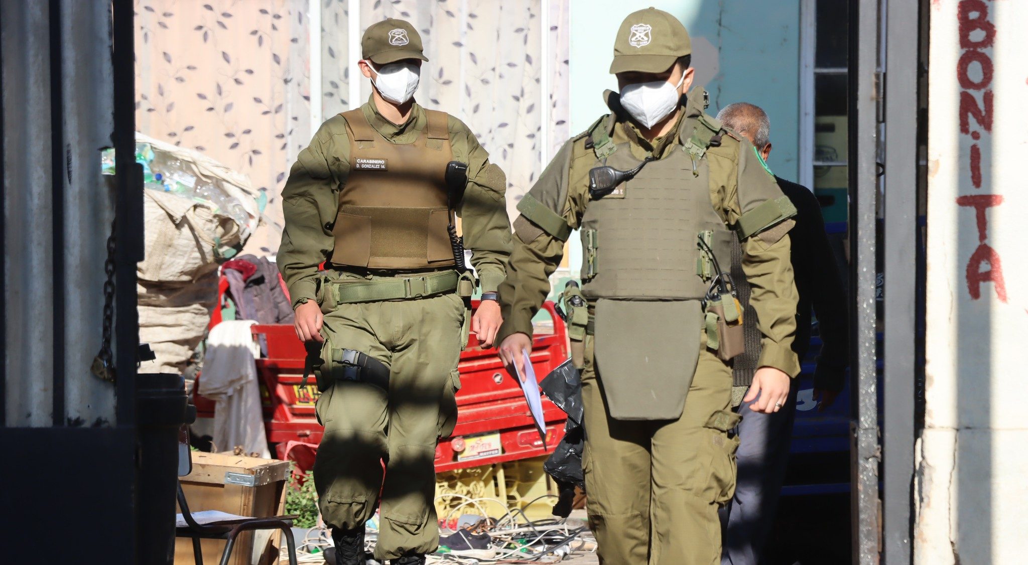 Carabineros desalojó la vivienda de calle San Martín 250 frente a la Plaza de Armas de Quillota