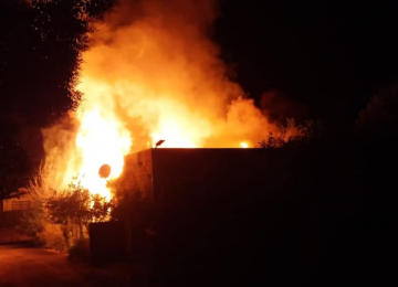 Incendio destruyó la casa de un adulto mayor, su hija y nietos en Nogales