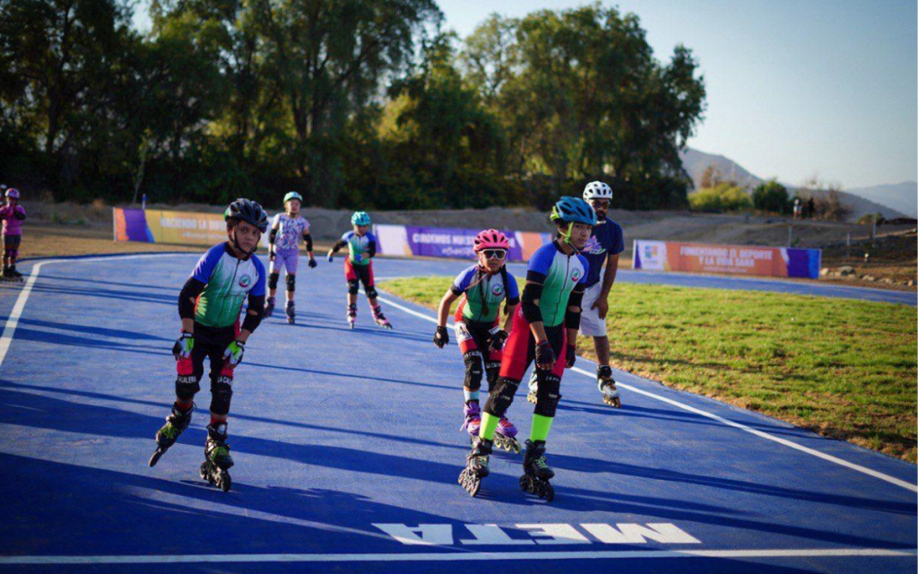 La Calera cuenta con nueva pista de patinaje recreativo