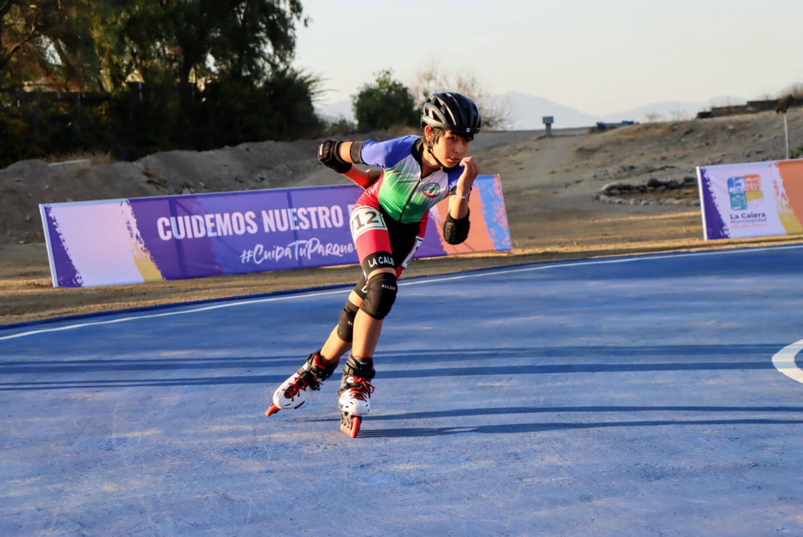 La Calera cuenta con nueva pista de patinaje recreativo