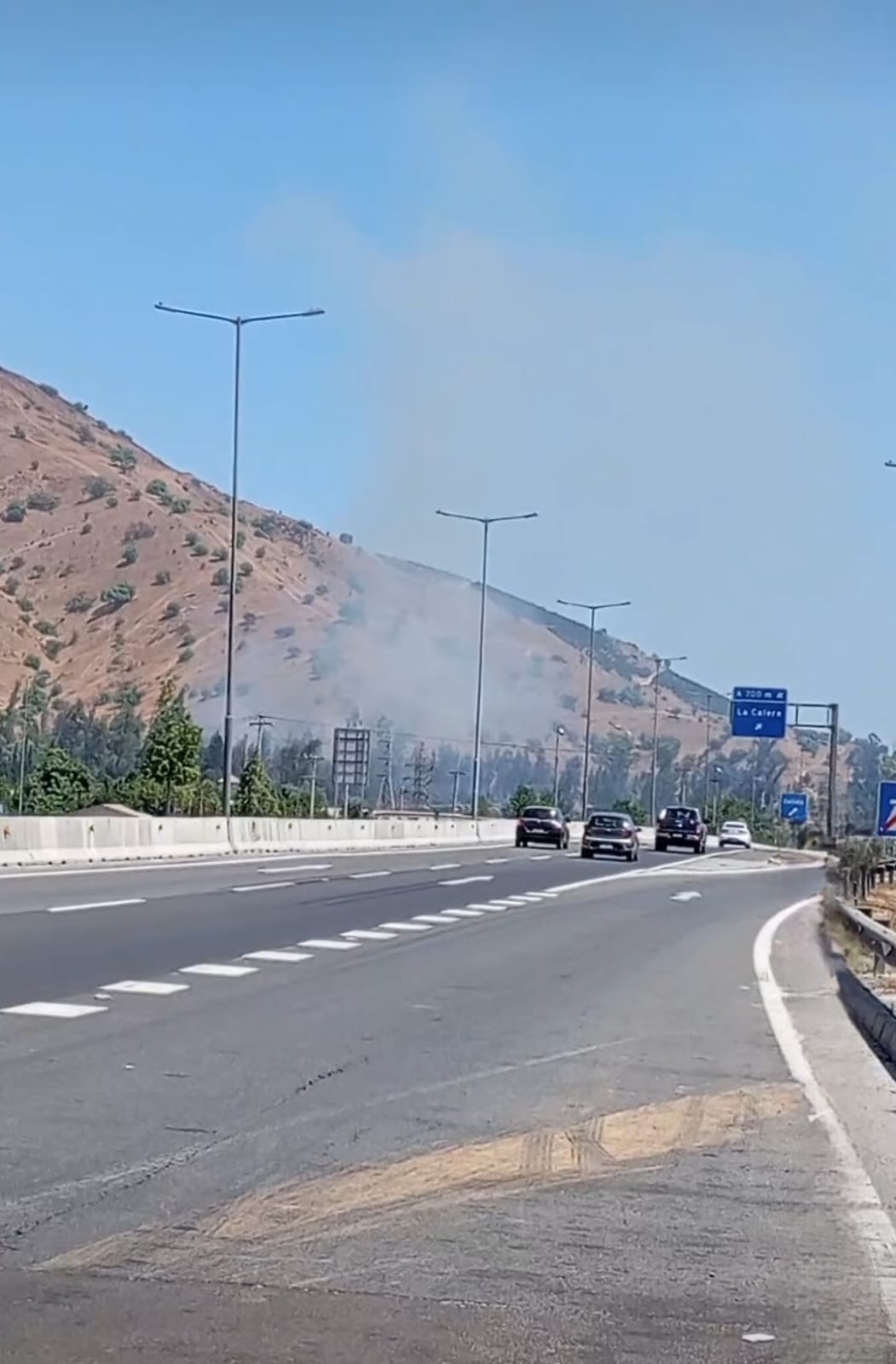 Motociclista habría provocado accidentalmente incendio en el cerro La Calera