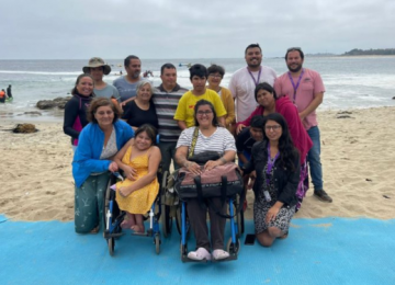 Comunidad de La Cruz tuvo emocionante Día de Deporte Inclusivo en la Playa El Quisco