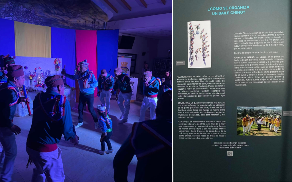 Inauguraron en Hijuelas exposición sobre los Bailes Chinos