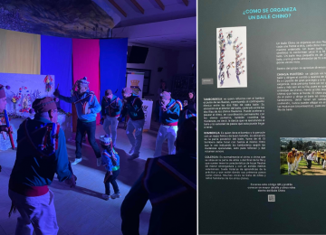 Inauguraron en Hijuelas exposición sobre los Bailes Chinos