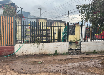 Nogales: incendio en El Melón destruyó dos viviendas