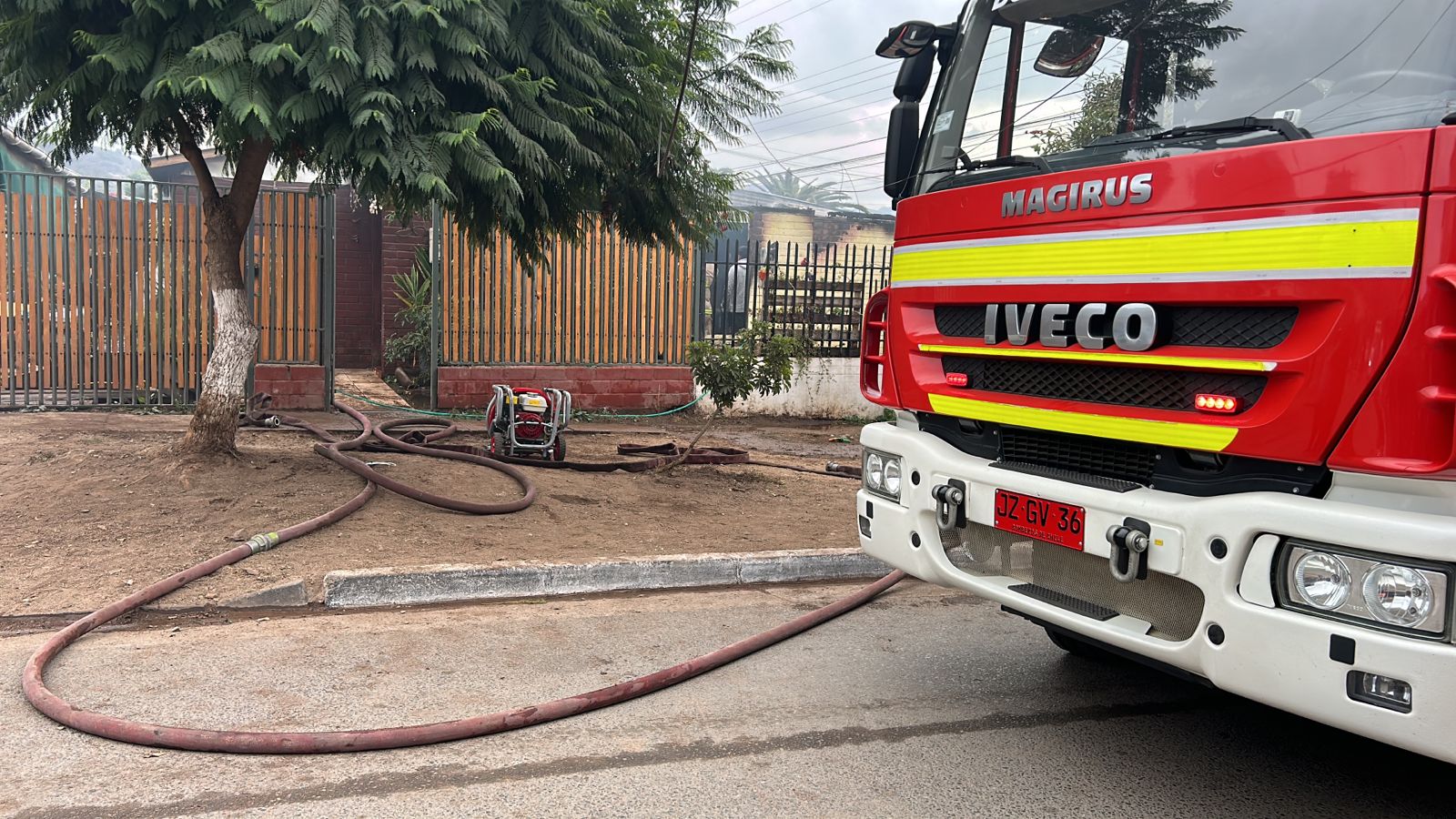 Nogales incendio en El Melón destruyó dos viviendas