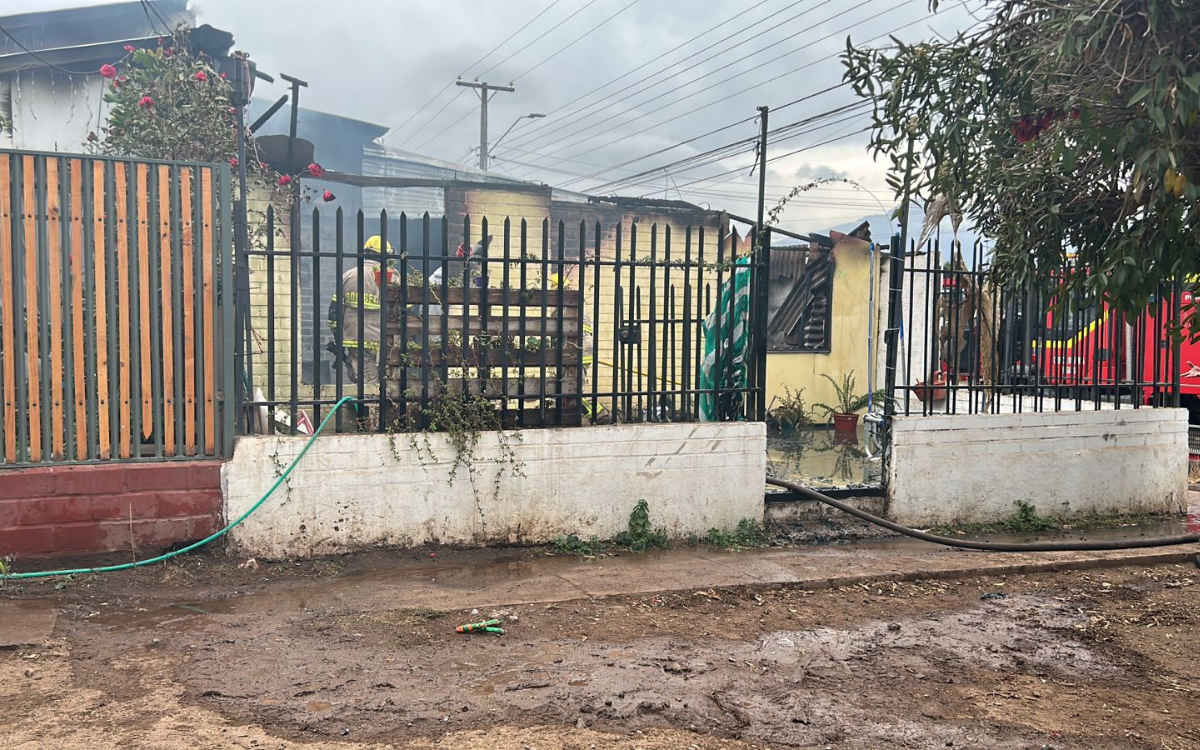 Nogales: incendio en El Melón destruyó dos viviendas