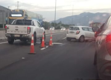 La Calera: colisión múltiple de seis vehículos dejó varios heridos