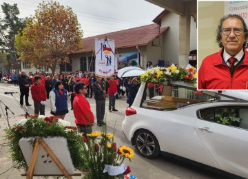 Nogales le dio un emotivo adiós al fallecido profesor Abraham Parada Martínez