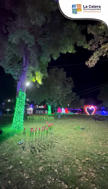 Parque Iluminado de La Calera tiene entrada liberada por dos días
