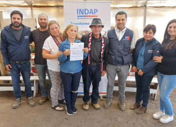 Por primera vez una comunidad indígena de la Región de Valparaíso es acreditada como usuaria INDAP