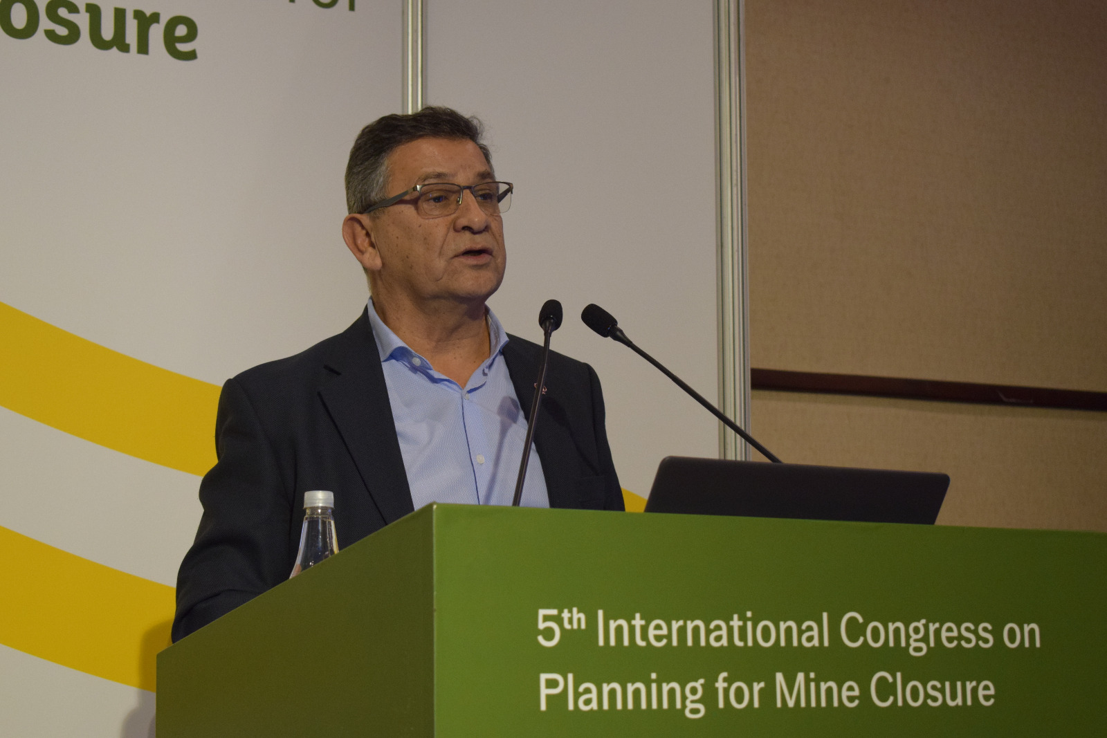 El gerente de Gestión del Cambio y Transformación de Codelco Ventanas, Claudio Flores Álvarez, fue uno de los principales expositores del Plenario del congreso “Planning for Clousure”.