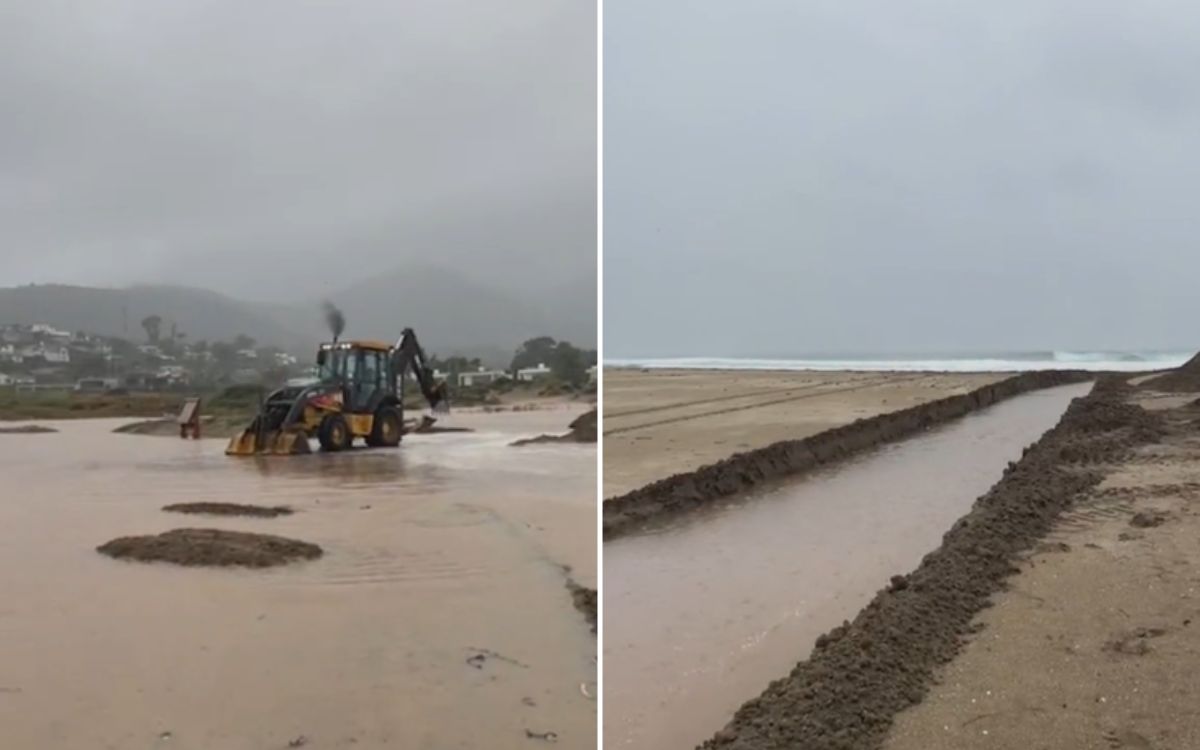 [VIDEO] Aguas arrastran paso de peatones en Zapallar