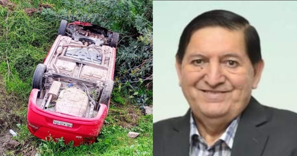 Ramón Balboltín, se volcó camino a Viña del Mar