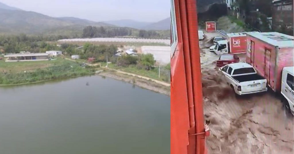 Embalse Santa Rosa, evacuación Limache