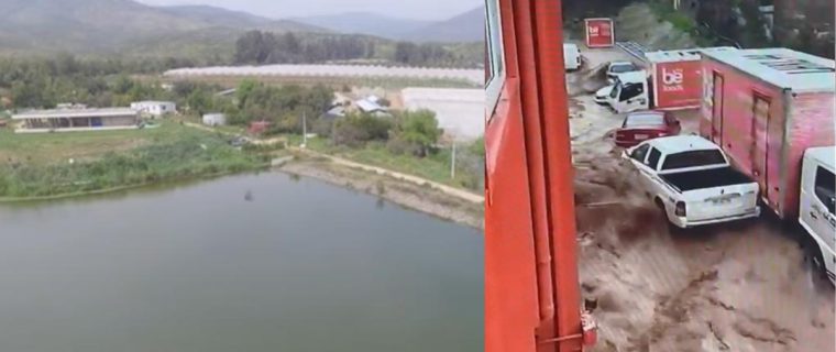 Embalse Santa Rosa, evacuación Limache