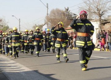 Por el Día Nacional del Bombero harán desfile provincial en Hijuelas