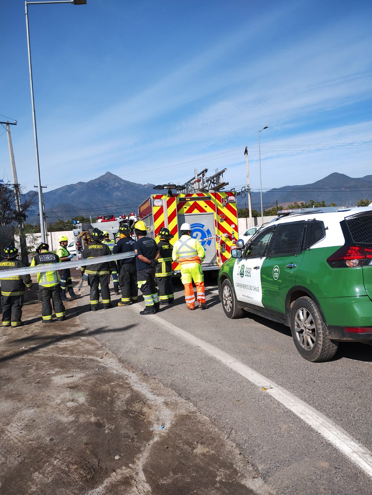 Trabajador falleció tras recibir una descarga eléctrica en Quillota
